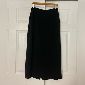 Liz Clairborn Floor Length Black Evening Skirt